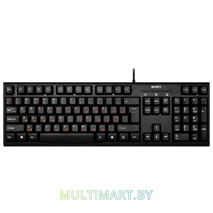 Клавиатура SVEN KB-S300 PS/2 Black